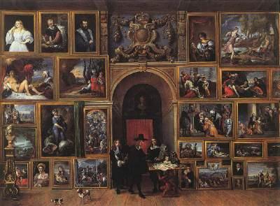 TENIERS, David the Younger Archduke Leopold Wilhelm of Austria in his Gallery fh oil painting picture